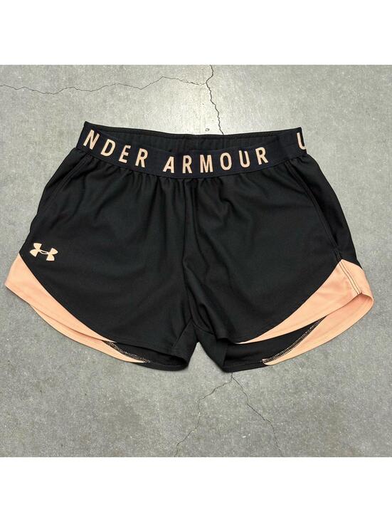 Under Armour Pants - Under Armour Black/Pink Track Shorts